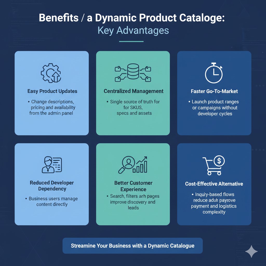 Benefits of Dynamic Product Catalogue