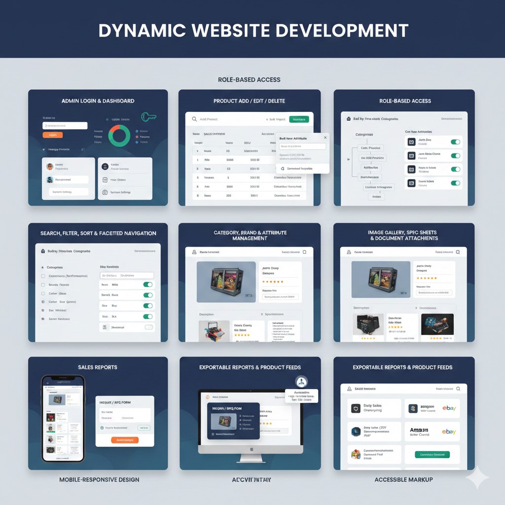 Features of Dynamic Product Catalogue